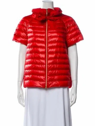 Pre-owned Herno Down Jacket In Red