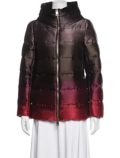 Pre-owned Herno Down Jacket In Red