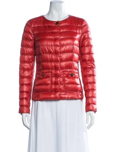 Pre-owned Herno Down Jacket In Red