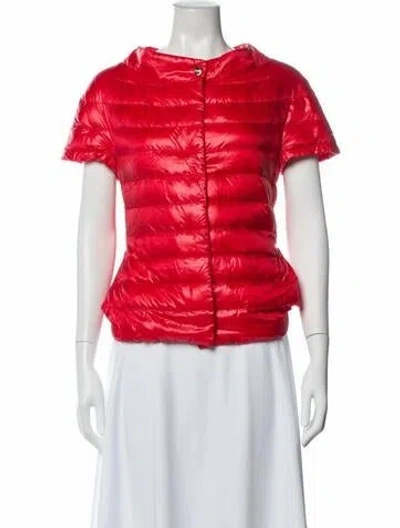 Pre-owned Herno Down Jacket In Red