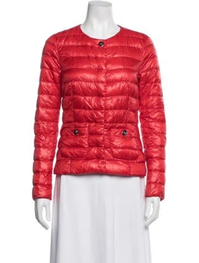 Pre-owned Herno Down Jacket In Red