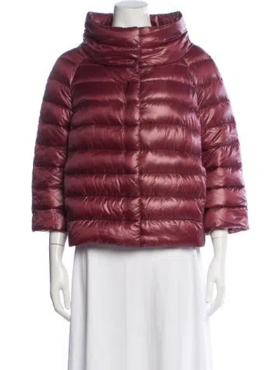 Pre-owned Herno Down Jacket In Red
