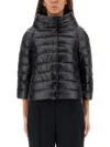 Herno Navy Blue Sofia Down Jacket In Black