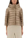 Herno Beige Sofia Down Jacket In Brown