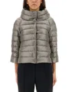 Herno Down Jacket "sofia" In Gray