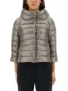 Herno Down Jacket "sofia" In Gray