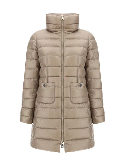 Herno Down Jacket In Tortora