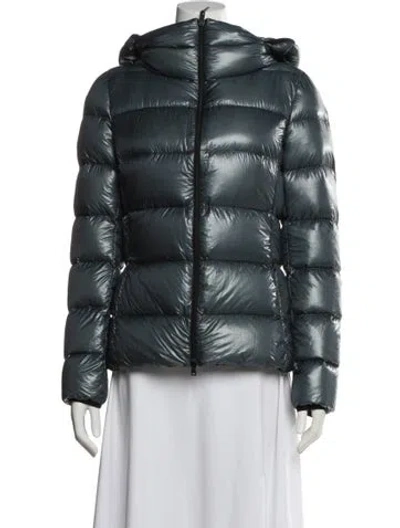 Pre-owned Herno Down Jacket W/ Tags In Blue