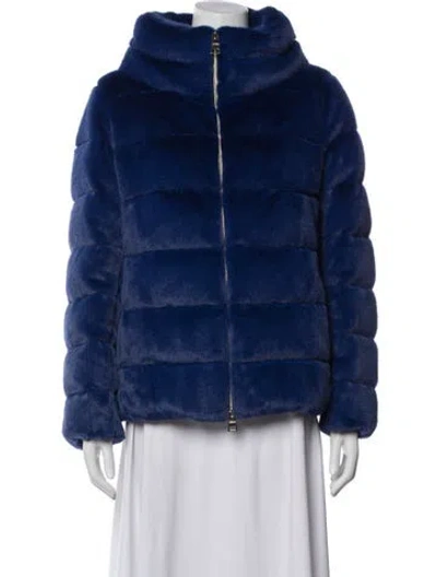 Pre-owned Herno Down Jacket W/ Tags In Blue