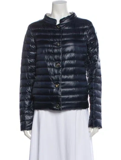 Pre-owned Herno Down Jacket W/ Tags In Blue