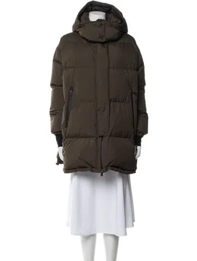 Pre-owned Herno Down Jacket W/ Tags In Brown