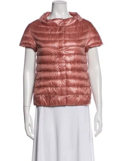 Pre-owned Herno Down Jacket W/ Tags In Pink