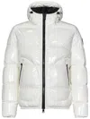 Herno White Glossy Nylon Down Jacket In White