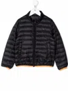 Herno Down Jacket With Fluo Details In Blu
