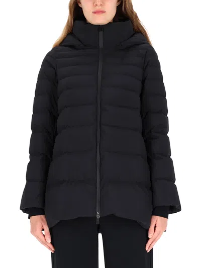 Herno Down Jacket With Hood In Black