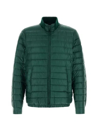 HERNO HERNO, DOWN JACKET WITH KNIT COLLAR