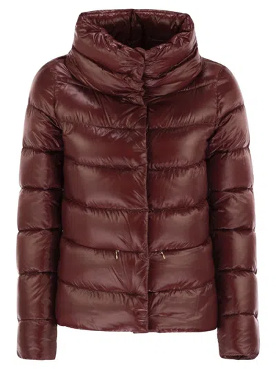 HERNO DOWN JACKET WITH RING COLLAR