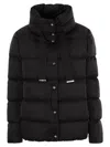 Herno Nylon Down Jacket In Nero