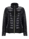 Herno Down Jacket With Ruffles In Black