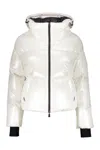 Herno Down Jacket With Zip Closure And Adjustable Hood In Gray