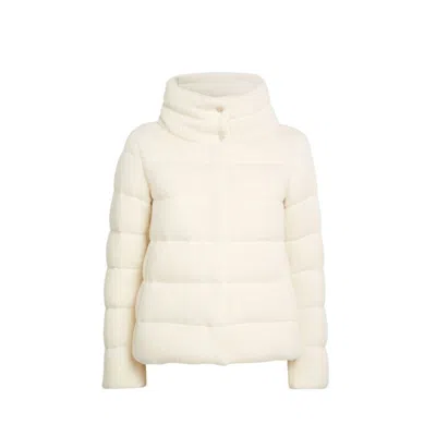 Herno Down Jacket Women In Neutral