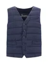 Herno Gilet Imbottito Piuma Linea Legend In Blue