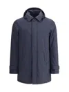 Herno Laminar Carcoat In 2 Layers Gore-tex In Blue