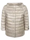 Herno Elsa Chantilly Beige Down Jacket In Beige