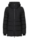 Herno Ashapre Gore Black Down Jacket In Black