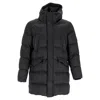 Herno Down Jackets With Pockets In Black Polyester