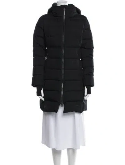 Pre-owned Herno Down Parka In Black