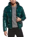Herno Drawstring-hood Puffer Jacket In Green