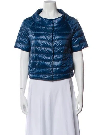 Pre-owned Herno Down Puffer Jacket In Blue