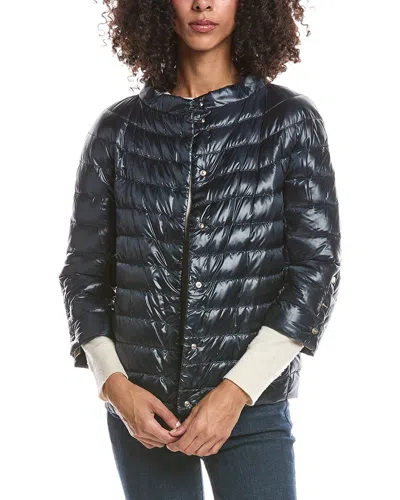 Herno Down Puffer Jacket In Blue