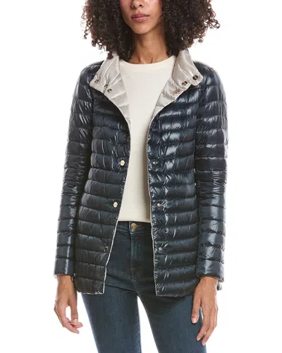 Herno Down Puffer Jacket In Blue