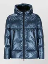 Herno Quilted Polyamide Down Jacket In Blue