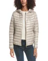 Herno Zip-up Hooded Down Jacket In Multi