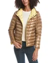 Herno Down Puffer Jacket In Brown