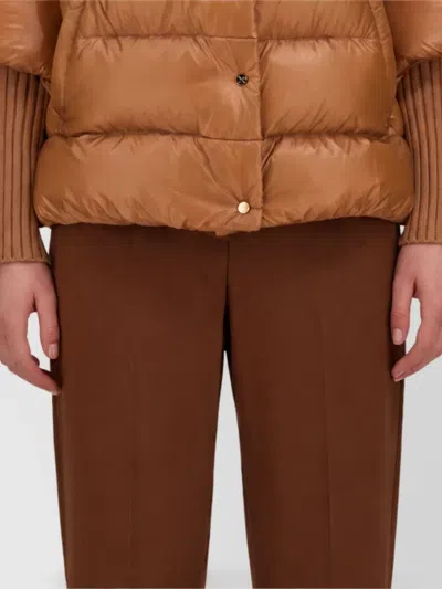 Herno Down Quilted High-neck Short Cape
