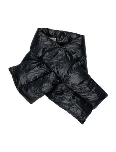 Pre-owned Herno Down Scarf In Blue