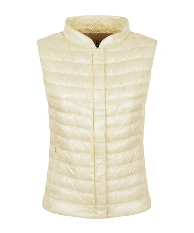 Herno Down Vest In Neutral