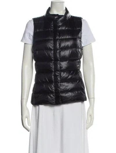 Pre-owned Herno Down Vest In Black