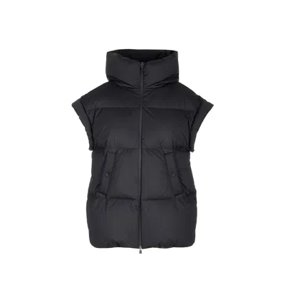 Herno Down Vest Jacket In Black
