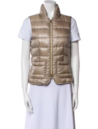 Pre-owned Herno Down Vest In Neutral