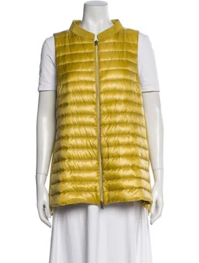 Pre-owned Herno Down Vest In Neutral