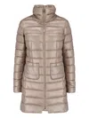 Herno Down-filled Puffer Jacket With Polyamide Lining In Gray