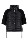Herno Nylon Jacket Adjustable Straps High Collar In Black