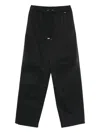Herno Drawstring-ankle Track Pants In Black