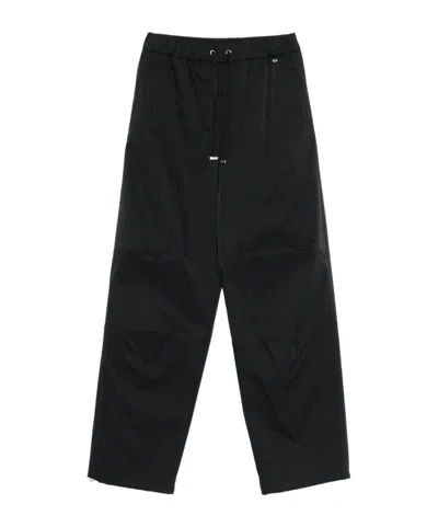 Herno Drawstring-ankle Track Pants In Black