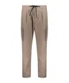 Herno Drawstring Cargo Casual Pants In Neutral